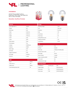 Alternative view of Led kúla P45 toppspegil silfur 4W 250lm E27 dimm.