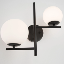 IMPERO vegg 2x5W G9 svart/opal - Image 2