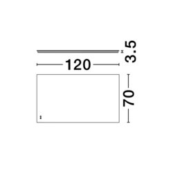 ALDA spegill 53W 1005lm 700x1200x35 3K IP44 - Image 5
