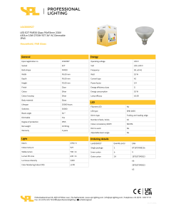 Alternative view of LED PAR30 10W 630lm 27K dimmanleg IP65