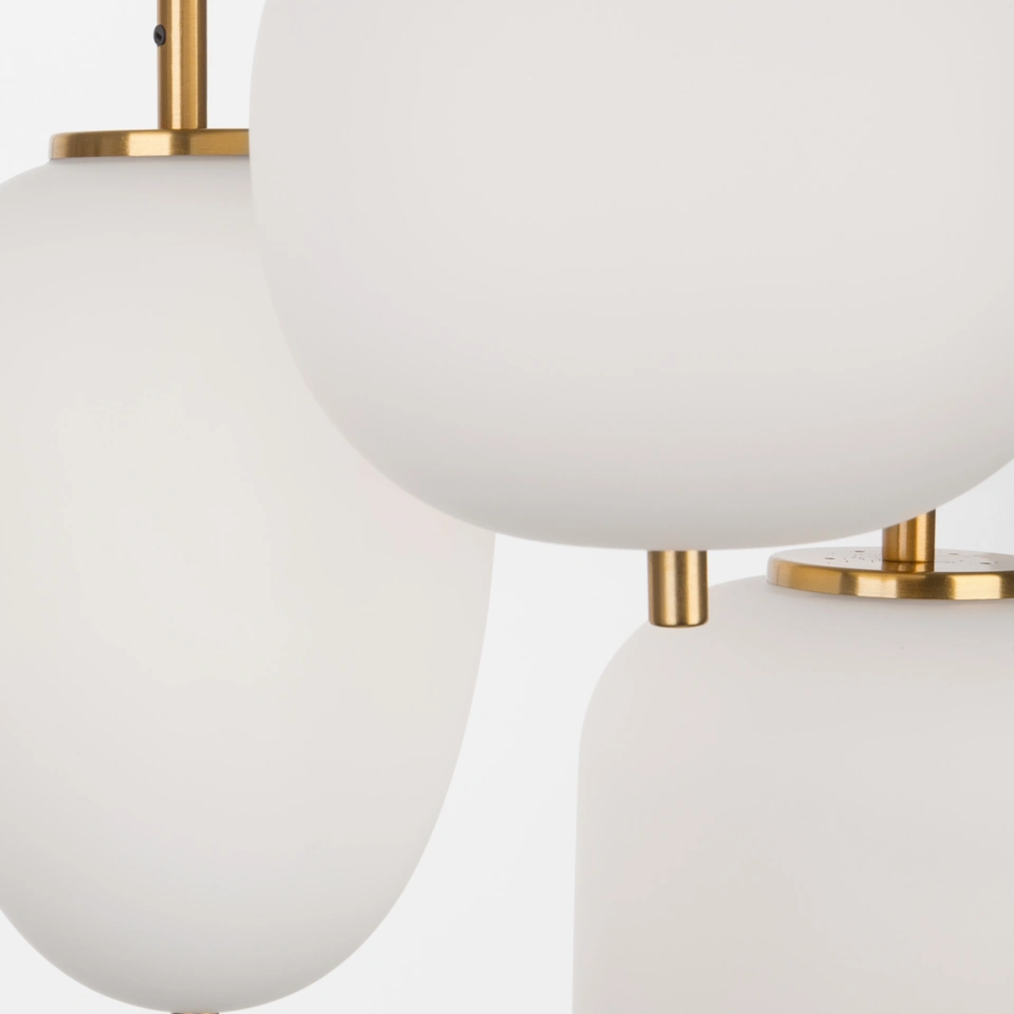 Lato hangandi 3x5W E14 antiq brass/opal - Image 3