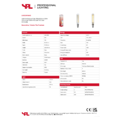 LED Tube T20x115 4W 230V 925 E14 dim - Image 2