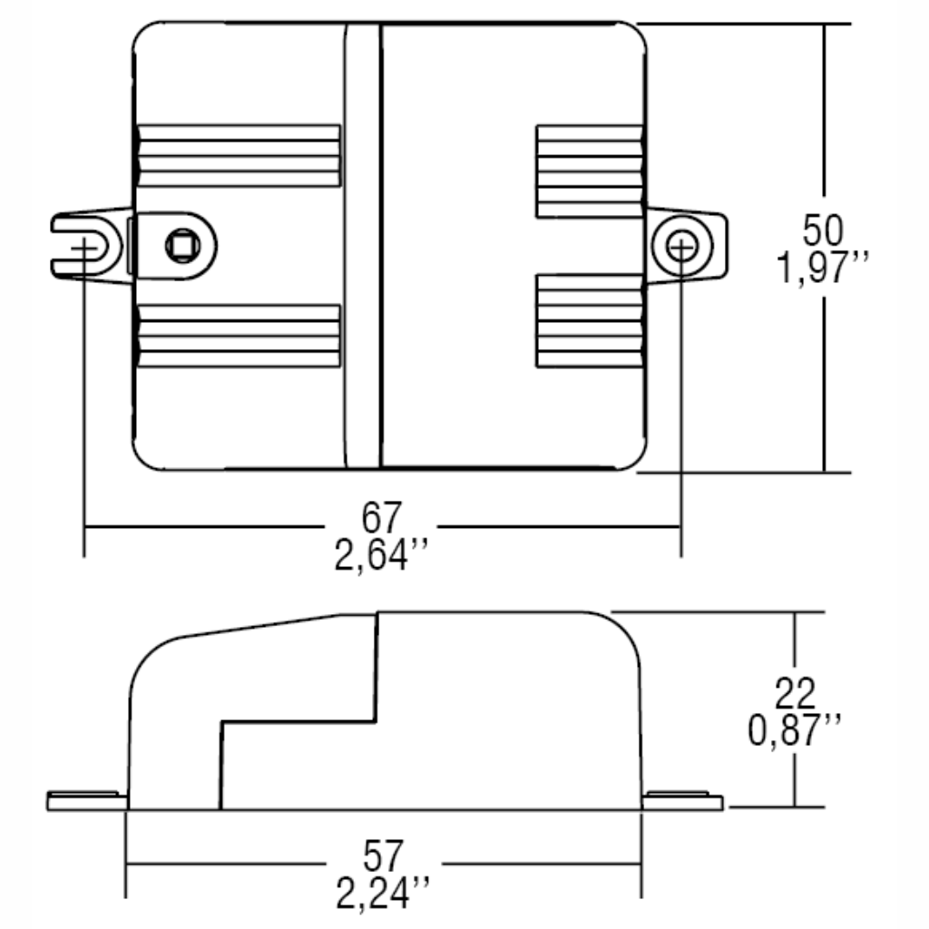 Ledspennir 350mA 6W dim.1-10v/þrýsti - Image 2