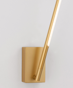 Alternative view of RACCIO veggljós LED 4,6W 3K 37 cm gyllt