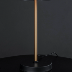 SIANNA borðflampi h47cm reykt/brass 1x12W E27 - Image 4