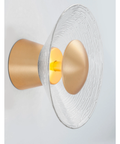 Alternative view of ESIL veggljós Q200 Led 8W 3K gyllt/gler
