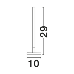 HOLA Borðlampi LED 12W Svartur - Image 5