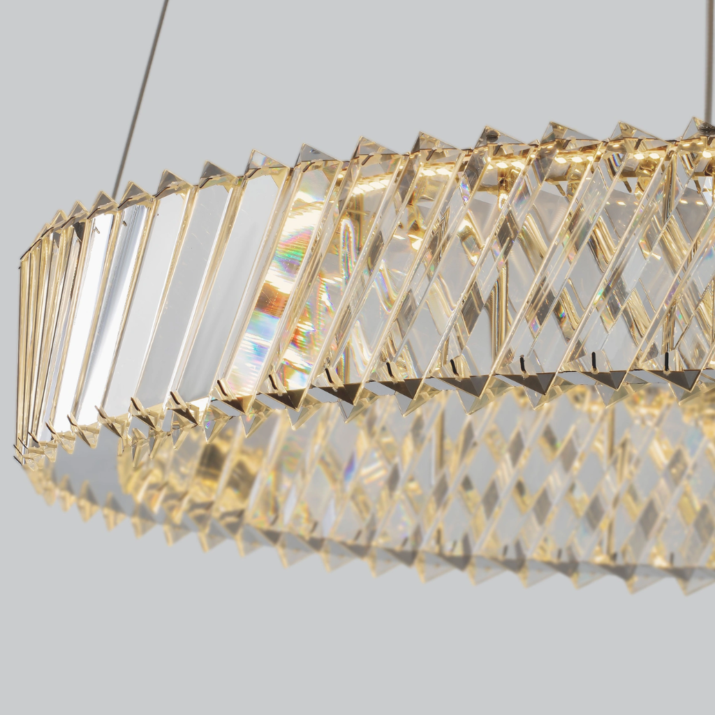 ARIETTA hangandi loftlj. LED 46W 3220lm 3K IP20 dimmanl. glær kristall - Image 4