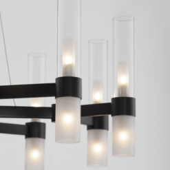 xCENTURY hangandi svart/glært LED 20x5W G9 - Image 4