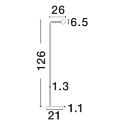 SFERA gólflampi LED 6W 576lm 3K IP20 svart - Image 5