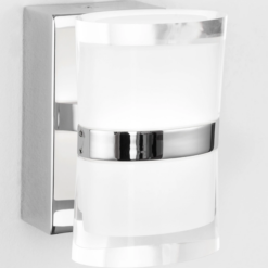 xSABIA baðljós vegg króm LED 2x5W 3K IP44 - Image 2