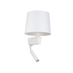 xChillin II veggljós 1x40W E27+1x10W G9 hvítt/hvítt