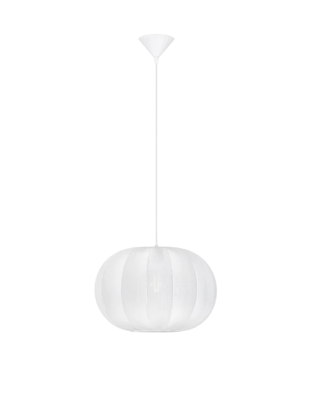 DELINA hangandi loftlj. 40cm 12W E27 IP20 án peru hvítt