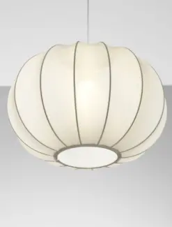 DELINA hangandi loftlj. 40cm 12W E27 IP20 án peru hvítt - Image 3