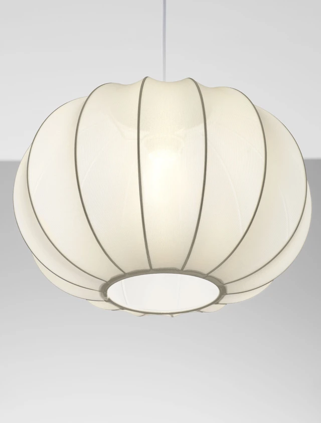 DELINA hangandi loftlj. 40cm 12W E27 IP20 án peru hvítt - Image 3