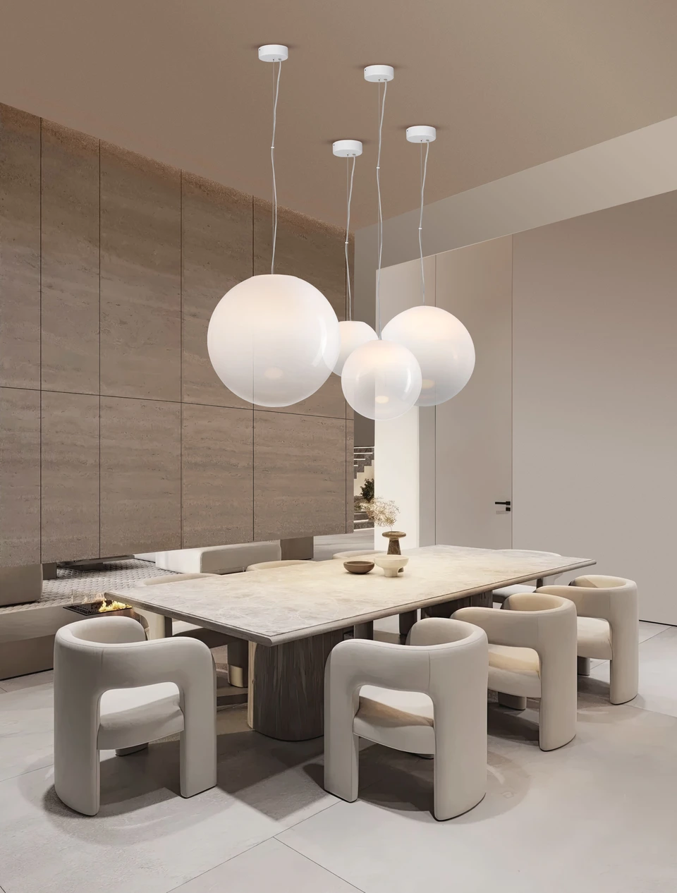 BOLITA hangandi loftlj. 20cm 7W LED 3K IP20 triac dimmanl. hvítt - Image 3
