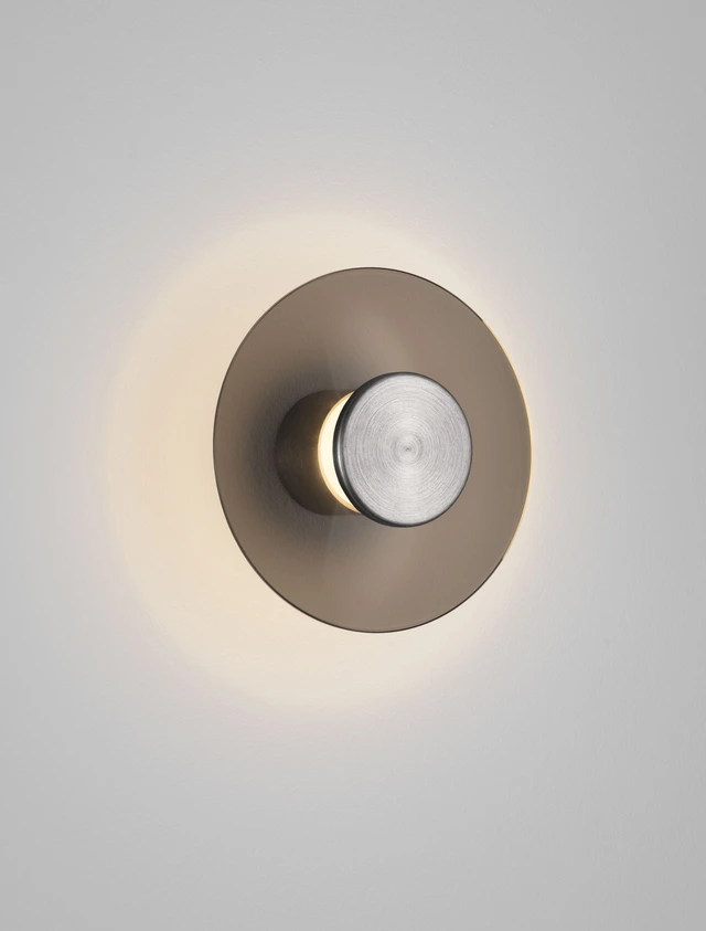 ESTI veggljós 15cm 7W LED 3K IP20 triac dimmanl. brúnt - Image 3