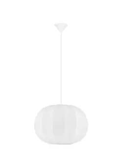 DELINA hangandi loftlj. 50cm 12W E27 IP20 án peru hvítt