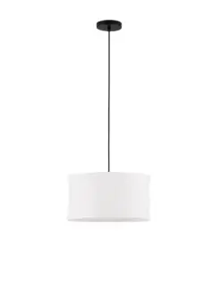 LINNET hangandi loftlj. 38cm 12W E27 IP20 án peru hvítt